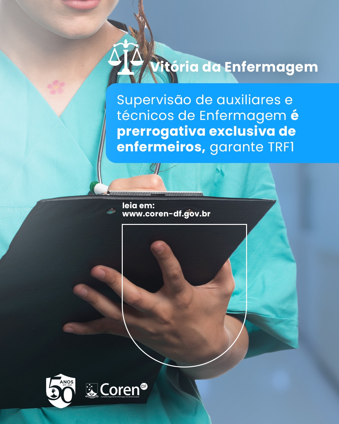 Supervisão de auxiliares e técnicos de Enfermagem é prerrogativa exclusiva de enfermeiros, garante TRF1