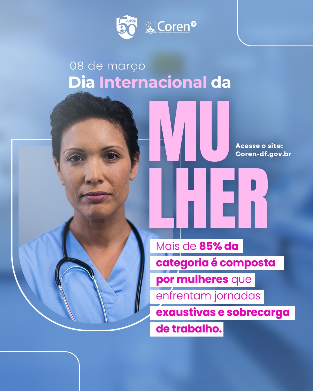 8 de março: Dia Internacional da Mulher reforça a luta por dignidade na Enfermagem